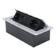 thumbnail image 2 of Enchufe De Escritorio, Regleta De Alimentación De 16A, Caja De Conexión De Mesa, Doble USB, Estándar De La UE, CA 250V, Soldadura Para Oficina, Toma De Corriente De Escritorio, Caja De Conexión De Mes, 2 of 7