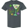thumbnail image 3 of Inktastic Let the Good Times Roll Mardi Gras Goblet and Beads T-Shirt, 3 of 5