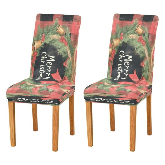 BZSMCE Chairs Slipcovers Dining Chair Covers Elegant Christmas Pattern Creative Pattern