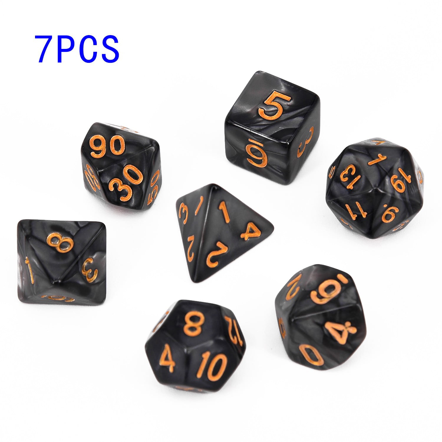 4/6/8/10/12/20/% Purple Polyhedral Dice For DND RPG MTG Board Game 1Set pLAY` 