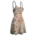 thumbnail image 4 of Isfahan Antique Central Persian Carpet Print Summer Dresses For Women A-line Dress Sleeveless Dress, 4 of 6