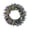 Purple, variant on Artificial Wheat Lavender Wreath Blue 13.8 Inch Round Decorative Door Hanging for Home Wall Window Display Seasonal Decor