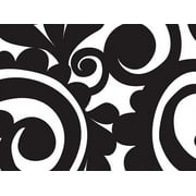 Pack of 1, Bold Scroll 18" x 417' Gift Wrap Half Ream Roll for Holiday, Party, Kids' Birthday & Special Occasion Packaging