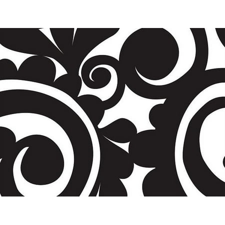 Pack of 1, Bold Scroll 18" x 417' Gift Wrap Half Ream Roll for Holiday, Party, Kids' Birthday & Special Occasion Packaging