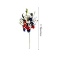 thumbnail image 3 of Boovnll Red White Blue Flowers 4th of July Artificial Flowers Table Decorations for Home Memorial Day Dining Table Centerpiece Decor, 4th of July Decorations, 3 of 6