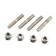 thumbnail image 5 of Tuercas para tornillos de escape,Tuercas y tornillos para escape de motocicleta de acero inoxidable,Reemplazo Fácil de Instalar Profesional Metal,Reemplace los accesorios de motocicleta de, 5 of 9