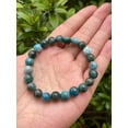 thumbnail image 4 of Apatite Crystal Bead Bracelet 8mm, Wholesale Genuine Apatite Stretch Gemstone Bracelet, Gift for Men & Women (2), 4 of 9
