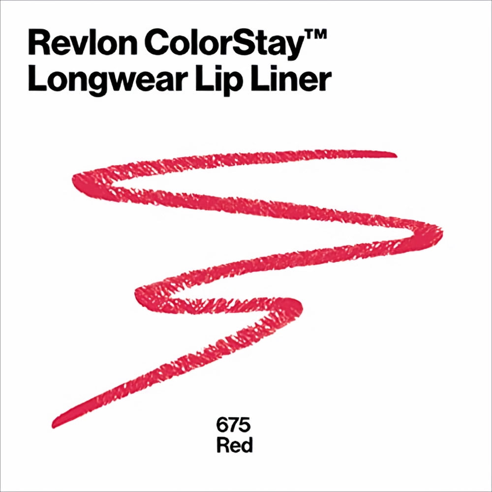 Revlon Colorstay Lipliner 675 Red (Pack of 4)