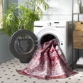 thumbnail image 2 of Safavieh Arizona Aria Distressed Machine Washable Area Rug, Red/Beige, 8' x 10', 2 of 9