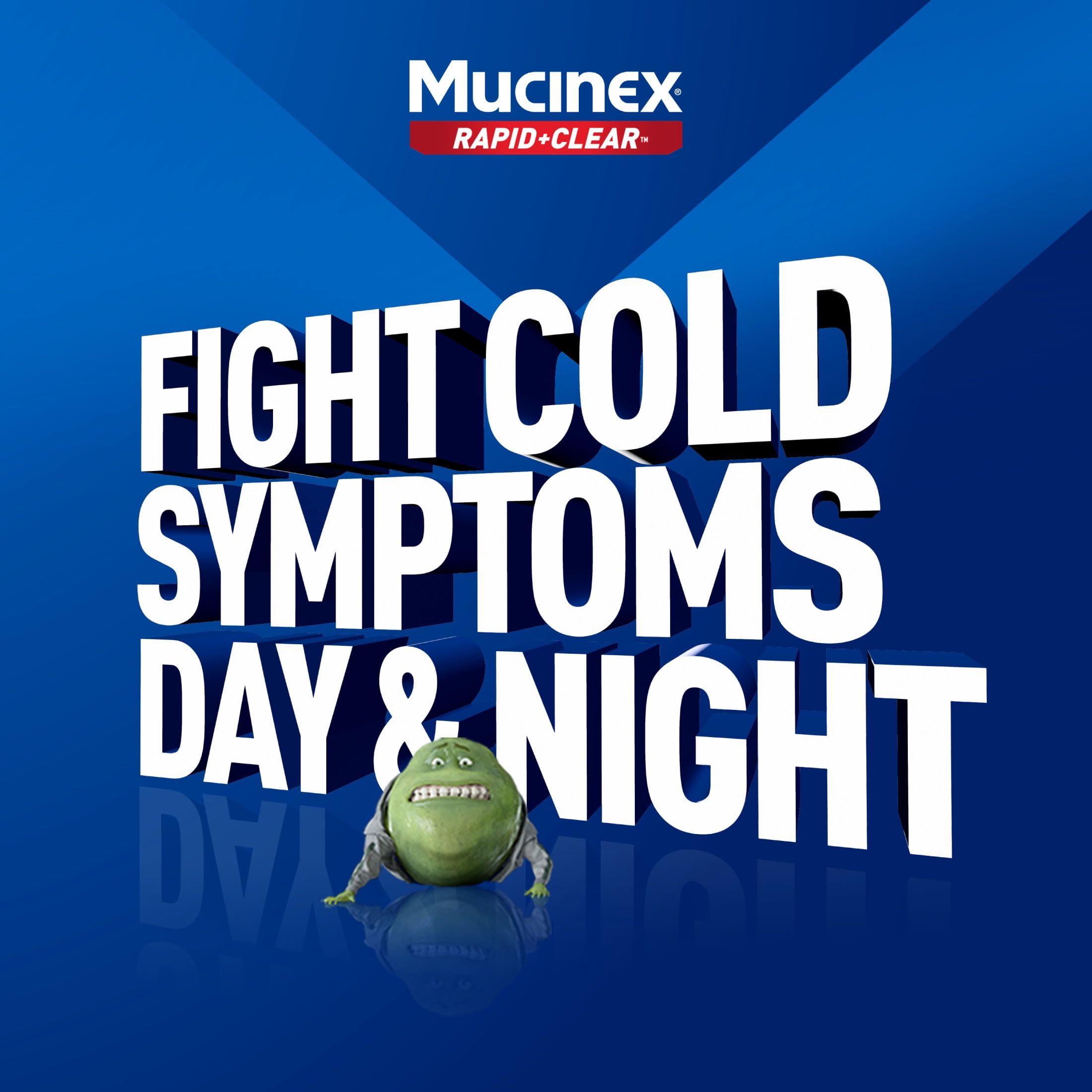 Mucinex Rapid Clear Pain, Headache and Mucus Congestion Day and Nighttime Caplets, 20 count Combo Pack