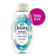 Downy Rinse & Refresh Laundry Odor Remover and Fabric Softener, Cool Cotton, 16 fl oz (2 Pack)