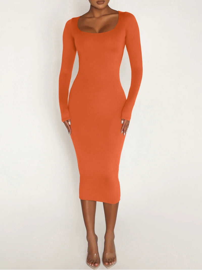 side cut midi dress Cotton Poplin Side Cut-Out Sleeveless Midi Dress