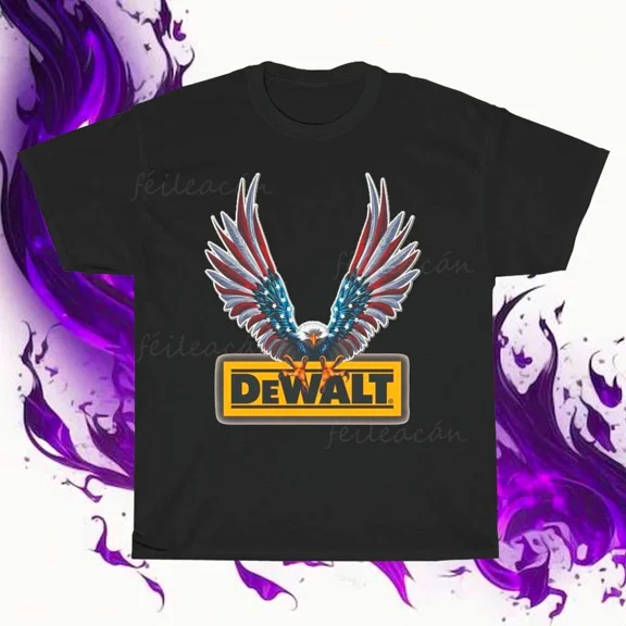 VINTAGE Brand New Dewalt XR FlexVolt Logo American T-Shirt Funny Size S to 5XL