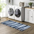 thumbnail image 2 of Blue and White Kitchen Rugs Sets of 2 Non Slip Washable Kitchen Mats for Floor Navy Abstract Kitchen Rug Floor Mat Carpet for Hallway, Laundry, Sink, Entryway, Bathroom, 2 of 5