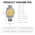 thumbnail image 7 of SKMEI Watch for Men Fashion Casual Waterproof Watch Date Luminous Quartz Analog Mens Wristwatch Stainless Steel Watches, 7 of 7
