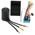 thumbnail image 1 of 3650 Brushless Motor, Brushless Motor ESC Kit Good Heat Dissipation Waterproof  For 1/8 RC Car, 1 of 8