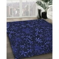 thumbnail image 3 of Ahgly Company Machine Washable Indoor Rectangle Transitional Night Blue Area Rugs, 8' x 10', 3 of 7