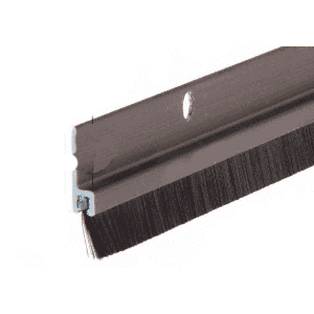 

CRL WS377DV72 72 Extruded Dark Bronze Anodized and Nylon Brush Door 5/8 Bristle Weatherstrip