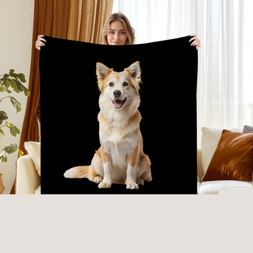 Style1, variant on ADHART USA Print Custom Flannel Blanket - Soft Personalized Photo & Text Throw for Kids, Pets, & Adults, Multiple Sizes Available, Fast Shipping