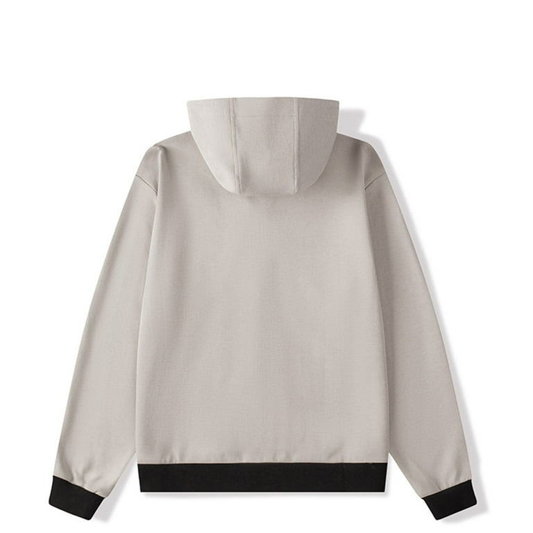 Casual Solid Color Cardigan Hooded Outerwear(3 Colors)