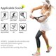 thumbnail image 5 of Mangas de compresión largas para piernas, rodilleras para proteger las piernas, para hombres y mujeres, baloncesto, artritis, ciclismo, fútbol, reducir las varices y la hinchazón de las piernas (par)., 5 of 8