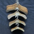 thumbnail image 6 of Cheers.US 6Pcs(6 Size) Mini Wooden Hangers for Dolls Clothes, Pet Apparel or Accessories, Natural, 6 of 7