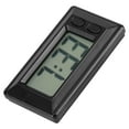 thumbnail image 4 of RELOJ DIGITAL LCD, RELOJ DIGITAL PARA SALPICADERO DE COCHE, PANTALLA LCD FÁCIL DE LEER, RECORDATORIO PORTÁL PARA USO ESCRITO O VEHÍCULO, NEGRO, PARA COCHE, OFICINA,, 4 of 7