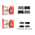 thumbnail image 1 of SIM Front Rear Semi-Metallic Brake Pads Kit for Car Ford Mustang KSM-100008, 1 of 8