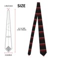 thumbnail image 2 of Fuzoiu Red Glitter1 Print Men's Necktie,Business Necktie,Mens Ties for Business Wedding Graduation, 2 of 7