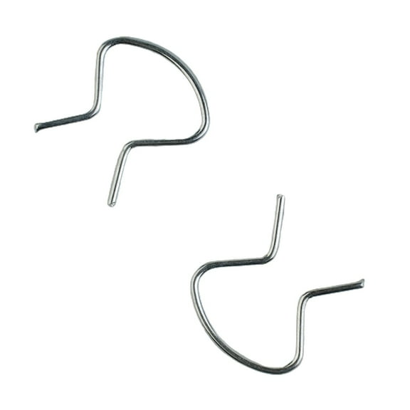 6 Pc Horseshoe Clips Direct Replacement Zinc Plated Front Left Right Durable New Fangkenuo