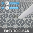 thumbnail image 2 of Drymate Original Cat Litter Mat, Contains Mess from Box for Cleaner Floors, Urine-Proof, Soft on Kitty Paws -Absorbent/Waterproof- Machine Washable, Durable (29”x36”)(Indigo Grey), 2 of 6