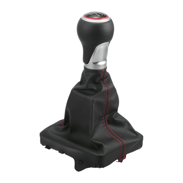 Perilla de cambio manual de 6 velocidades con cubierta de bota - Perilla de palanca de cambios - para Audi A6 C6 4F 04-08 de plástico