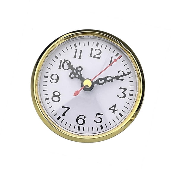 YIEMEEN Clock Insert 80mm Round Quartzs Clock Fit-up Movement Miniature Clock Head