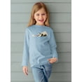 thumbnail image 2 of Image Conscious Panda And Dog Playing Long Sleeve Toddler -Jay Fleck Designs, Unisex 5 Toddler, 2 of 4