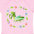 thumbnail image 4 of Inktastic Praying Mantis with Flowers and Leaves Boys or Girls Baby Bodysuit, 4 of 5