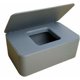 thumbnail image 1 of Caja de almacenamiento de pañuelos húmedos a prueba de polvo para bebé, sellada con tapa (gris), 1 unidad, 1 of 3