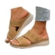 thumbnail image 2 of MKLEKYY Sandalias para Mujer, Cómodas, Informales, Con Punta Abierta y Tacón de Cuña, para Primavera, Verano y Otoño, para Uso Diario Con Pantalones Cortos y Vaqueros., 2 of 4