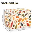 thumbnail image 5 of Yayeee Collapsible Cube Storage Bin with Lid Fabric Closet Decorative Basket with Handles, Colorful Leaves, 5 of 7