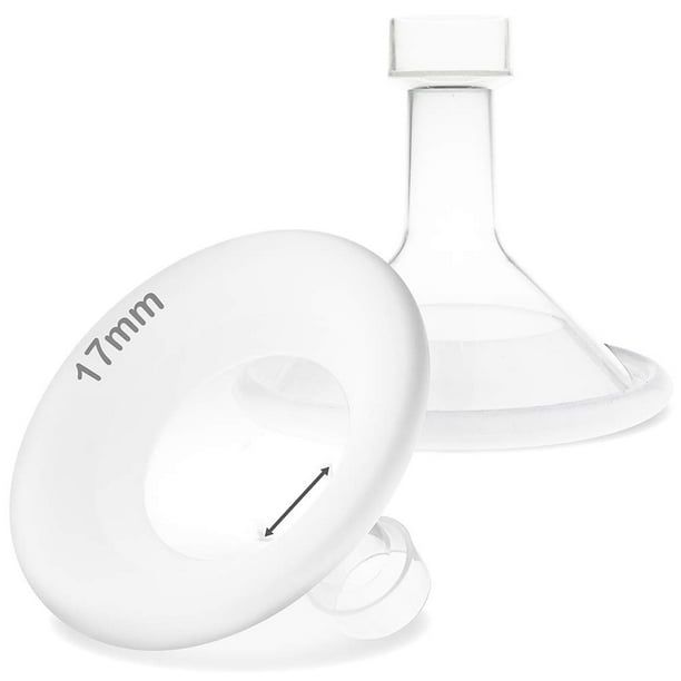 Extractor de Leche NENESUPPLY con Embudo de Silicona Suave de 17 mm Compatible