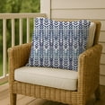 thumbnail image 5 of Creative Products Herringbone Print Blue 20 x 20 Indoor / Outdoor Pillow, 5 of 8