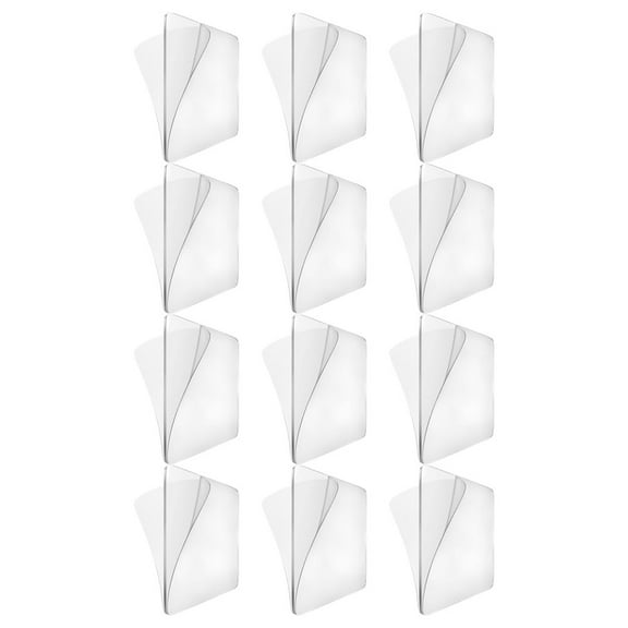12 Double Sided Adhesive Tape Removable Wall Mounting Waterproof Traces Transparent Tape for Dashboard Toys Windshield Tiles Wall Pictures 6CM
