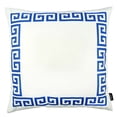 thumbnail image 2 of Blue and White Greek Key Classic Throw Pillow, 2 of 4