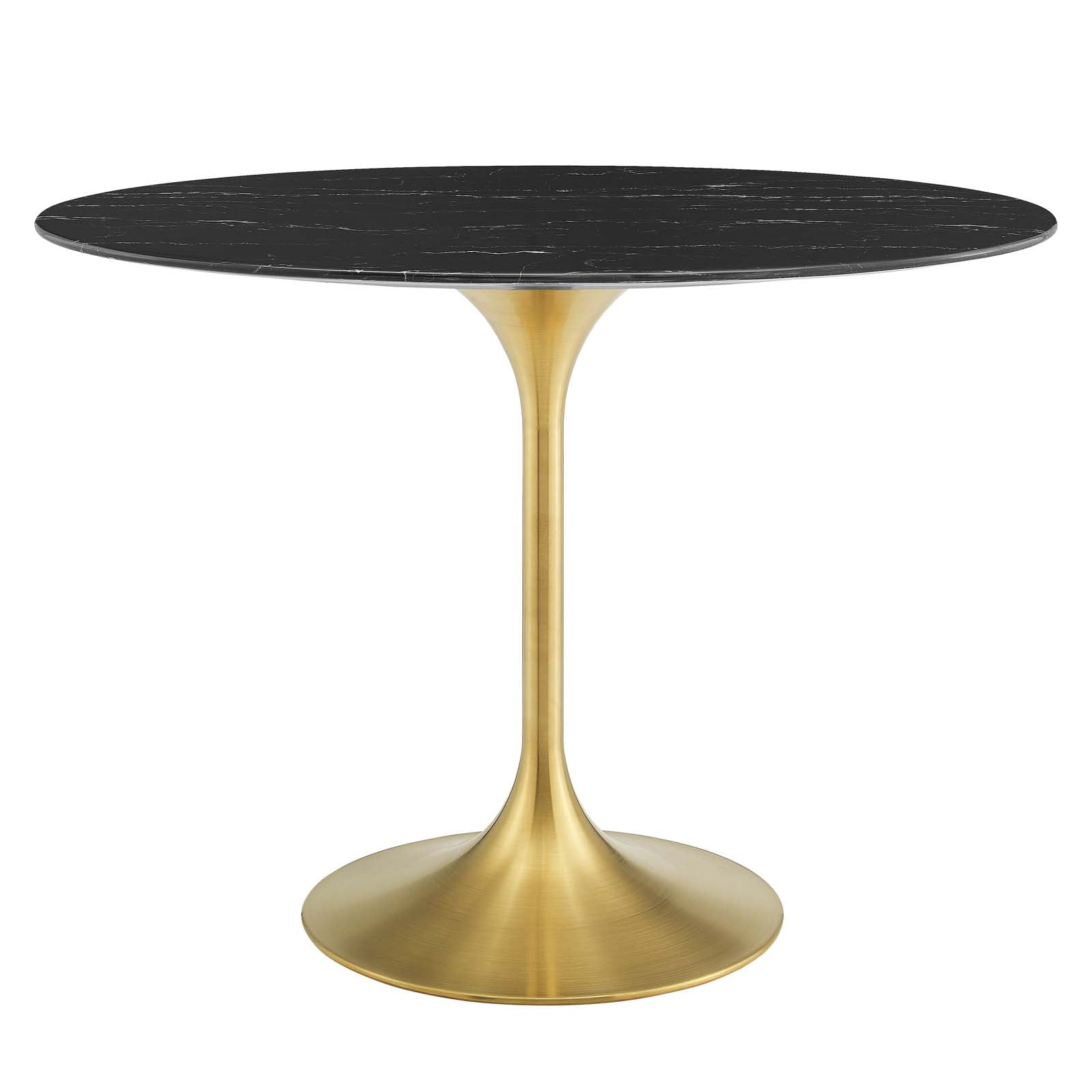 Dining Table, Oval, Artificial Marble, Metal Steel, Gold Black, Modern Contemporary Urban Design, Kitchen Room Cafe Bistro Restaurant Hospitality