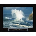 thumbnail image 2 of Frontline 32x26 Gold Ornate Wood Framed with Double Matting Museum Art Print Titled - Integrity - Wave, 2 of 4