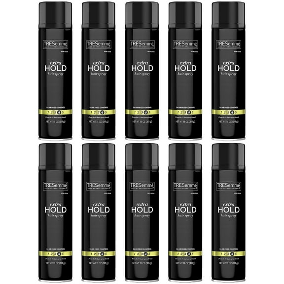 Pack of (12) TRESemme Hair Spray Anti-Frizz Hairspray Extra Hold With All-Day Humidity Resistance 11 oz