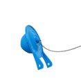 thumbnail image 1 of VONKY Office 3 Inch Toilet Flapper Stainless Steel Chain Bathroom Toilets PVC Leakproof Flush Valve Cap Replacement Stopper Repair, 1 of 6