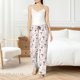 thumbnail image 4 of Fotbe Cute Cartoon Cows Pantalones de Pijama para Mujer, Pantalones de Dormir, Pantalones Pj con Cordón y Bolsillos-3X-Large, 4 of 6