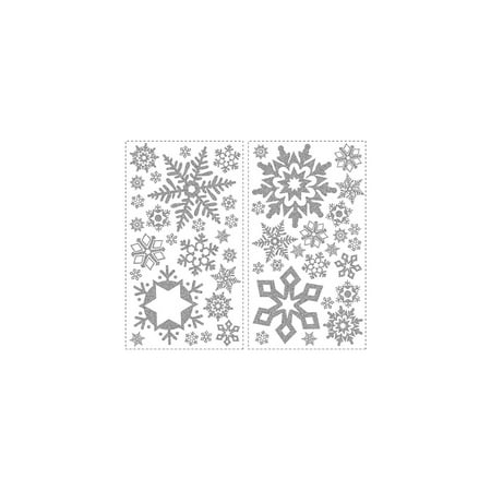 Glitter Snowflakes Wall Decals
