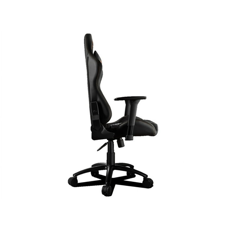 COUGAR Armor Pro - Chair - ergonomic - recliner - high-back - armrests -  T-shaped - tilt - swivel - steel frame, premium PVC leather - black 