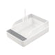 thumbnail image 3 of Bandeja sanitaria para chat arena wc para animales para mascota resistente a extraible Blanco S, 3 of 9